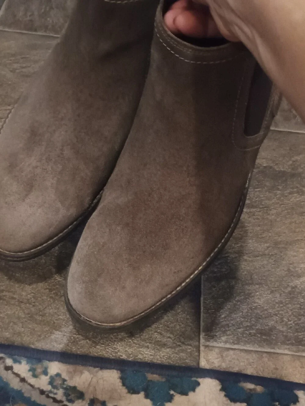 Clarks Men’s Taupe Suede Chukka Boots